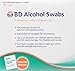 BD Alcohol Swabs 100 Each White