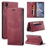 iphone xr rosso 64gb unieuro [Portafoglio Custodia per iPhone XR] Progettato con precisione Cover per iPhone XR, offre una protezione ottimale da urti, cadute e graffi quotidiani con ritagli per fotocamera, ricarica, altoparlante, cuffie e pulsante di accensione senza estrarre il telefono dalla custodia. Si prega di controllare e confermare il modello di telefono prima di acquistare.
