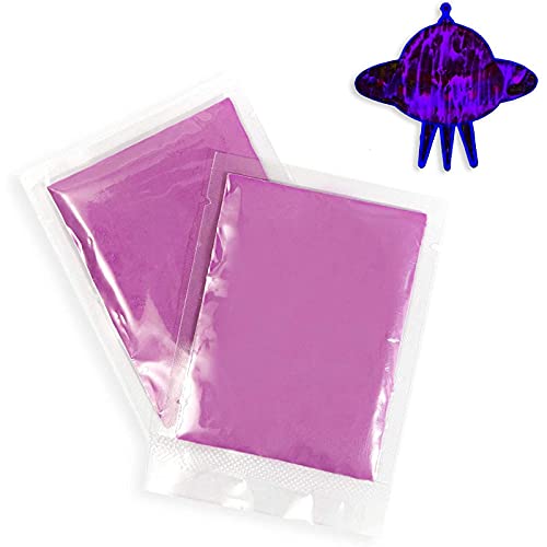 Glow in The Dark Powder Pigment (Purple-Blue, 2 Pack)
