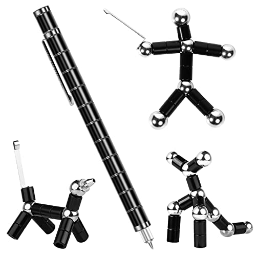 Magnetic Toy Pen, Decompression Magnetic Metal Pen, Multifunction Writing Magnet Ballpoint Pen - Eliminate Pressure Fidget Pen, Creative Magnetic Pen, Gift for Kids or Friends