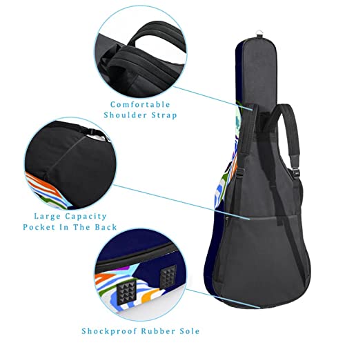 Housse de sac de guitare épaisse avec rembourrage en éponge imperméable pour guitare acoustique électrique basse… - Les Beatles, Paul McCartney, John Lennon, RIngo Starr, George Harrison Housse de sac de guitare épaisse avec rembourrage en éponge imperméable pour guitare acoustique électrique basse… – Image 4