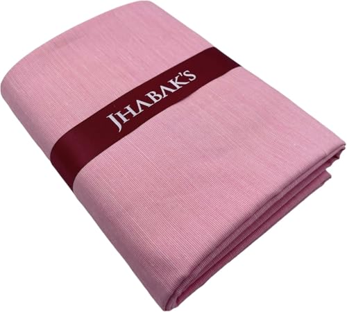 Image of JHABAK'S Unstitched Cotton Blend Solid Shirt & Trouser Fabric - 2.25 m Shirt Cloth - 1.20 m Pant Piece