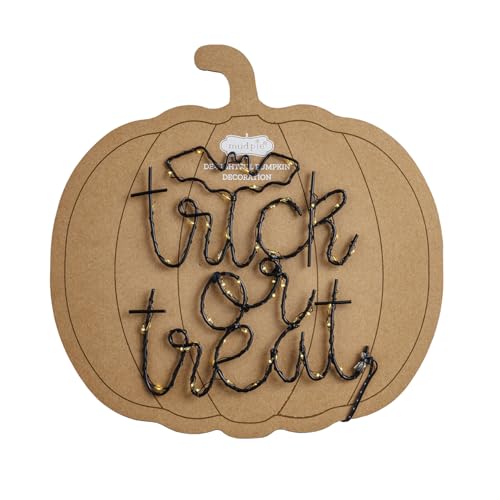 Mud Pie Pumpkin Light Up Decorating Kit, Trick or Treat Bat