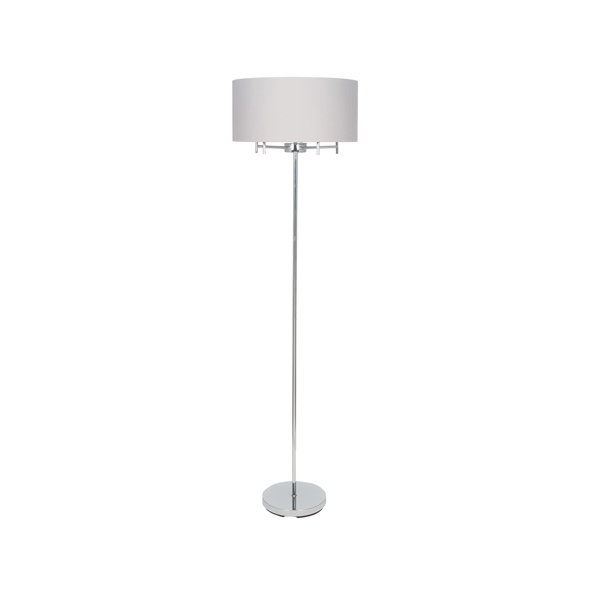 Pacific LifestylePlaza 5 Light Metal Floor Lamp, Silver