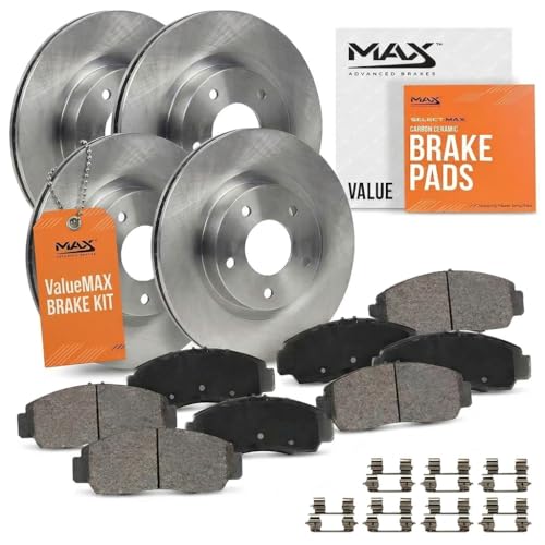 Image of MAX Advanced Brakes Front & Rear Brake Kit for Corolla and Matrix