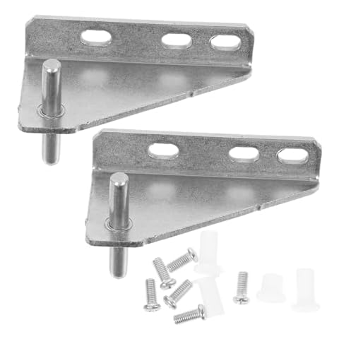 Yardenfun 2pcs Fridge Hinges Refrigerator Hinges Freezer Door Hinge Replacement Fridge Hinge Small Fridge Hinge Fridge Supply Repairing Freezer Hinge Xiaobing Stainless Steel Household S01 35mm Cover