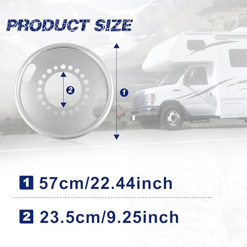 Image of 600-640 2Pcs of Steer Auto Wheel Balancer Fit for Heavy Duty Trucks /Bus /Motorhome 22.5 inch Wheel