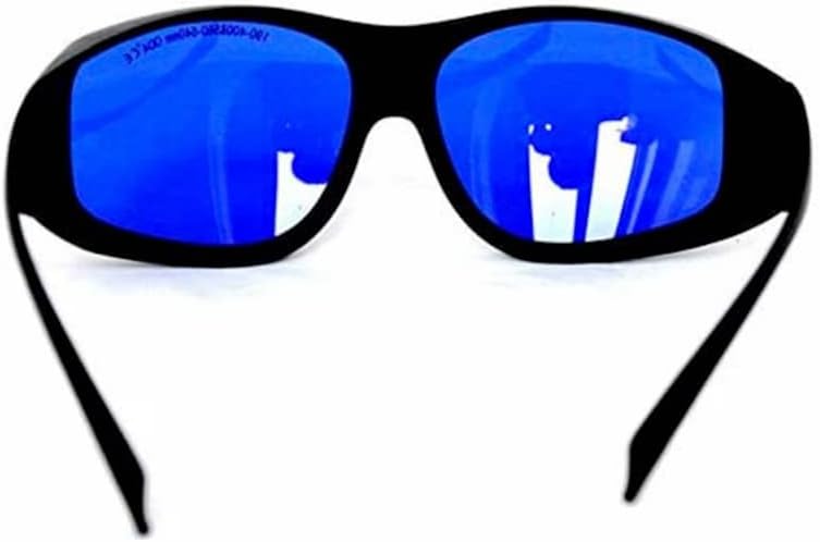 One Pair of Laser Safety Glasses EP-16-9 Protective Goggles for Yellow Laser Sodium Ion Light 190nm-400nm & 560nm-640nm Eye Protection with Box