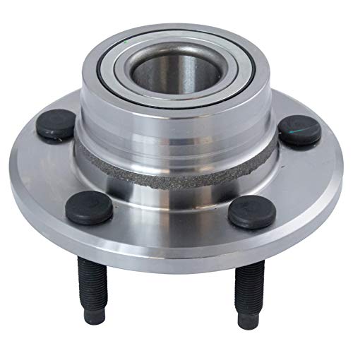 Image of TRQ Front Left and Right Wheel Bearing and Hub Assembly Set 2 Piece Compatible with 2005-2009 Ford Mustang Without ABS