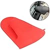 Jeanoko 2pcs Oven Mitts Mini Silicone Thickened Cooking Pinch Mitts Oven Gloves for Kitchen(Red)