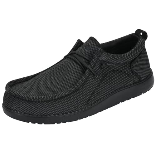Image of 1TAZERO Men Slip On Shoes Loafer with Arch Support Insoles,Men Casual Shoes for Plantar Fasciitis