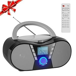 Gueray B02-002 Tragbarer CD-Player Boombox Radio