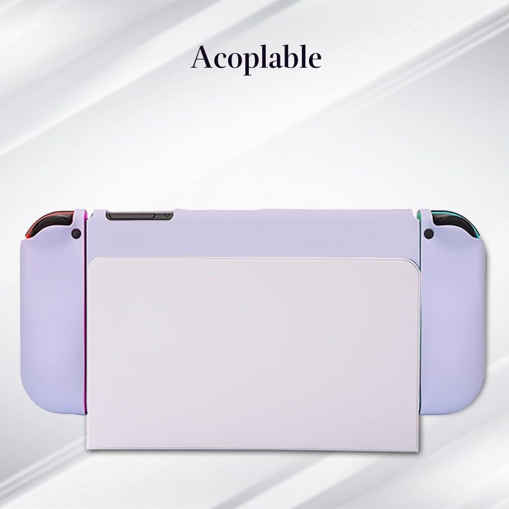 PERFECTSIGHT Bonita funda protectora para Nintendo Switch, Kawaii suave TPU delgada, carcasa rígida de dibujos animados para consola NS y controladores Joy Con, absorción de golpes, antiarañazos
