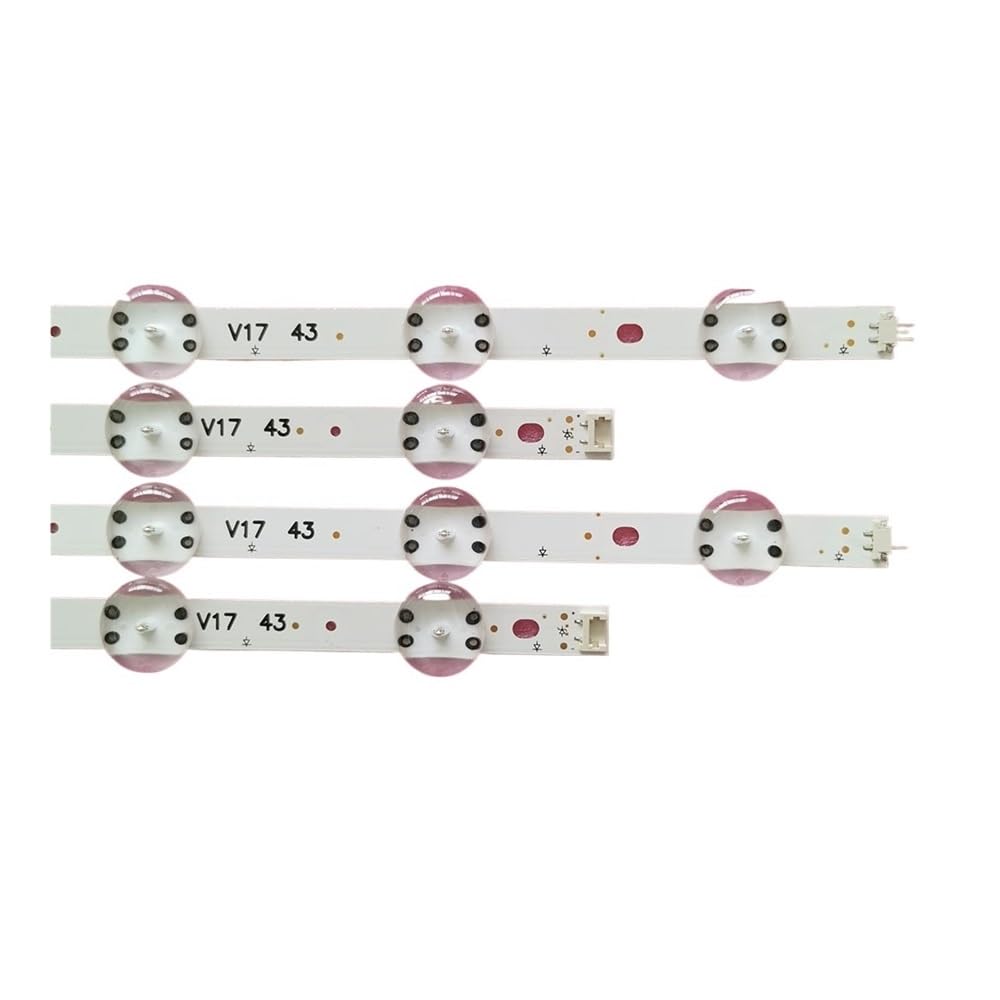 Bande de rétro-éclairage LED, 4 pièces/Ensemble 867mm, WEI55V0 E74739 94V-0 43 "V17 art3 2867 TV 43UJ651V 43LJ614V 43LV340C 43UJ6565 43UJ6525(2 Set 4A-4B)