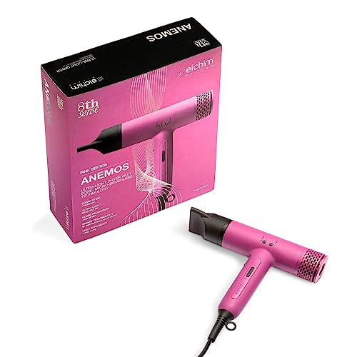 Elchim Anemos Hair Dryer - Ultra-Light, Quiet, Professional Motor for All Hair Types