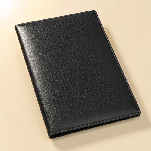 Image of Restaurant Menu Folder - Set of 3 PU Leather Menu Holders with Transparent Sleeves | Durable, Easy-to-Clean Menu Covers for Hotels, Cafes, Bars & Restaurants