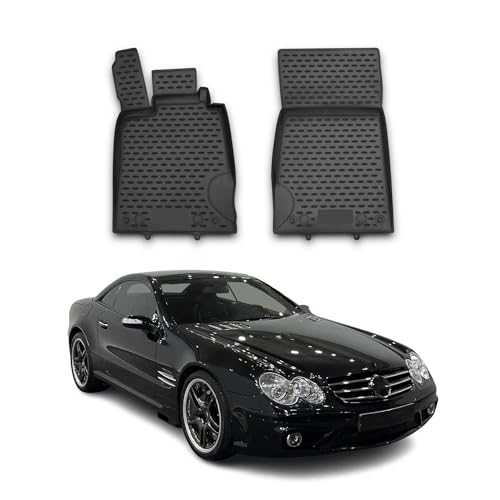 Tapis de sol Mercedes SL R230 anti-saleté en caoutchouc TPE imperméable