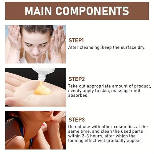 Gotas bronceadoras Sunless Tanning Lotion autobronceadoras e hidratantes con efecto natural (2 ud.) 5