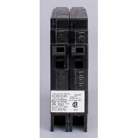Siemens Q1520 15/20 Amp Tandem Single-Pole Type QT Circuit Breaker