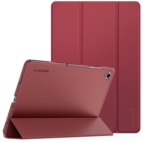 Cover Custodia Compatibile con Samsung Galaxy Tab A9+ A9 Plus 11 Pollici 2023 Posteriore Opaca Traslucida Ultra SottileBordeaux