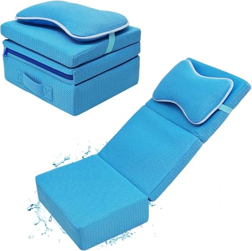 EHAUSEUN Whirlpool Sitzkissen Erwachsenen Hot Tub Seat rutschfest Sitzauflage Für Außenpool Badezimmer Schnelltrocknend Sitzerhöhung Hot Tub Booster Sitz Badewannenkissen für Drinnen Draußen