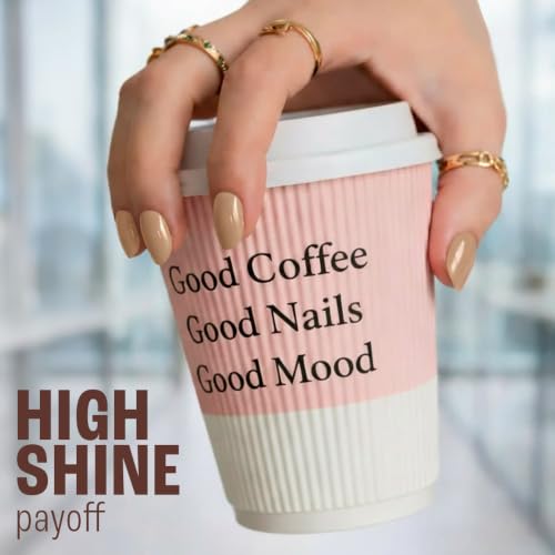Image of Lakme 9 to 5 Overtime Shine Nail Polish - Coffee Edit-07 Maple Macchiato 6ml