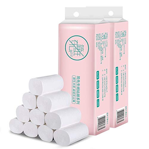 Preisvergleich Produktbild Double Nice Toilettenpapier Toilettenpapierrolle 12 kann einfach in Wasser Nasser Tissue-Papierkernschichtdicke von 4 montiert Werden toilettenpapier großrolle