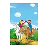 Spreadshirt Bibi und Tina Geben sich High Five Poster 20x30 