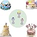 gobaker Star Mini Fondant Plunger Cutter Set Cake Cookies Cupcake Decorating Tool DIY Mold, 3-Pack,Small