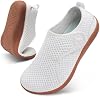 Zapatos para Caminar Scurtain para Mujer, Cómodos, Anchos, para Diabéticos, Ajustables, de Caída Cero, para Edema, Transpirables, para Neuropatía, Casuales de Punta Ancha 2