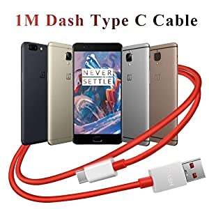 Image of KOTSUN 45 WATT Dash Charger for Compatible for OnePlus 3,3T,5,5T,6,6T,7,8,8pro,Nord,7 Pro,7T,7T Pro, 9, 9R, 9 Pro, CE with Type C Dash Charging Cable(RED Data Cable) (DASH-CHARGER-00A-4)