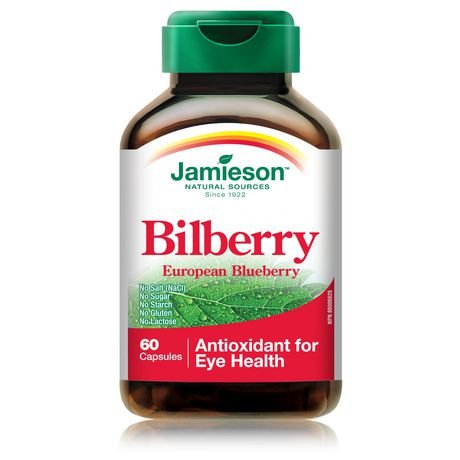 Bilberry 2,500 mg-60 Capsules Brand: Jamieson Laboratories Bilberry 2,500 mg-60 Capsules Brand: Jamieson Laboratories