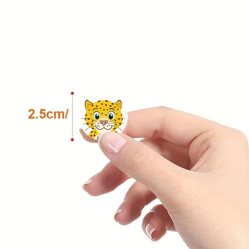Rollo Pegatinas animales Selva para niños, animal stickers, 1 Unidad - imagen 5