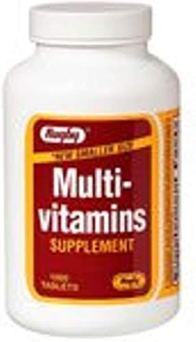 Multivitamins, 1000 Tablets, Watson Rugby