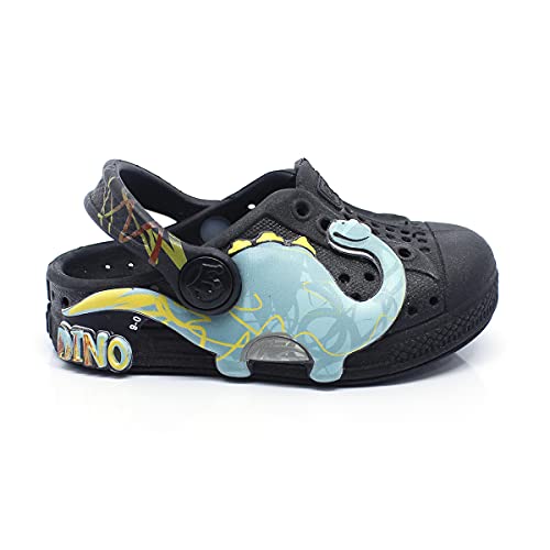 Babuche Plugt Joy Dinossauro Preto - 25/26