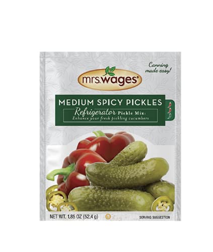 Mrs. Wages Medium Spicy Pickles Refrigerator Pickle Mix, 12, 1.85...