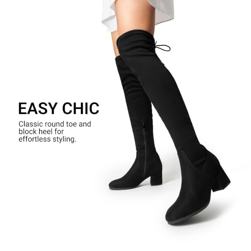 DREAM PAIRS Women's Over The Knee Thigh High Boots,Black,10 - image 4
