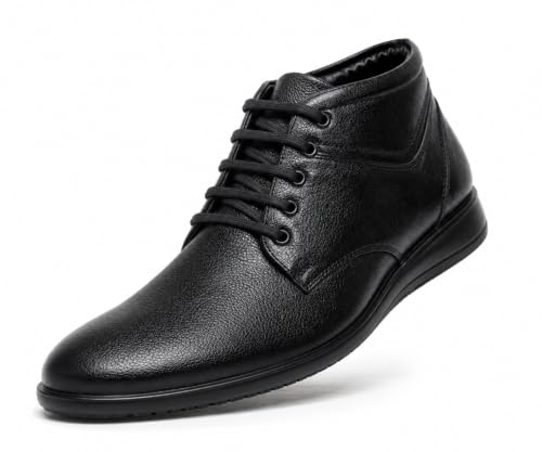 Image of Kraasa Steel Formal Shoes for Men | Vegan Leather Lace-Up Office Shoes