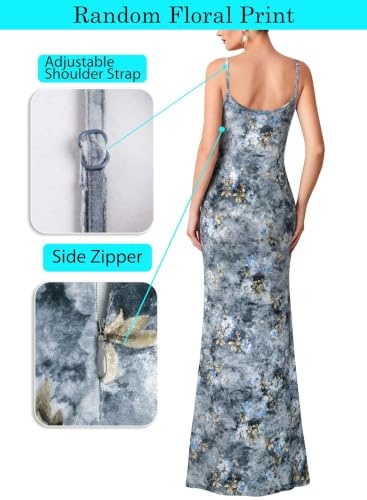 Image of VFSHOW Womens Sexy Spaghetti Strap Formal Prom Evening Gala Long Maxi Dress