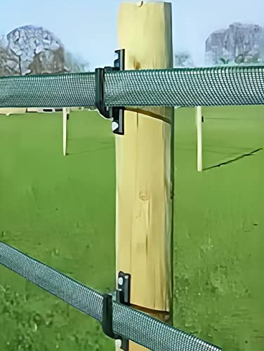 Ehui Portable Electric Fence Poly Tape 575'Length,1.5 Inch 40Mm Width, 8 Strands Of Stainless Steel Wire,Pk2 #TOP5