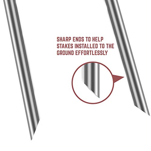 N1Fit Trampoline Anchors - Trampoline Accessories Stakes Trampoline Stakes Anchors High Wind 12in U Anchors U Steaks Trampoline Stakes Anchors Trampoline Anchor Trampoline