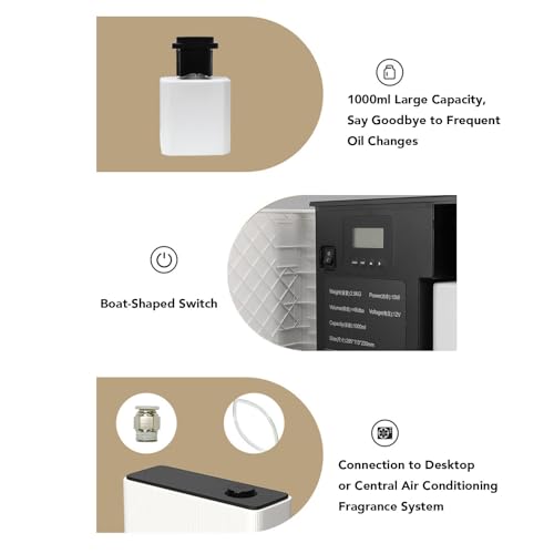 Difusor aromático eléctrico de 1000ml con control APP miniatura 4