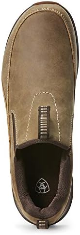 Ariat Mens Spitfire Slip On Brown Bomber 8 | Image 3