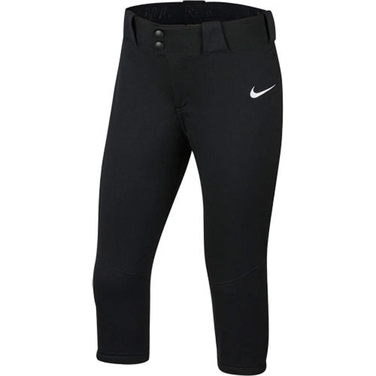 Nike Womens 3/4 Length Vapor Select Softball Pants Black | White 2XL