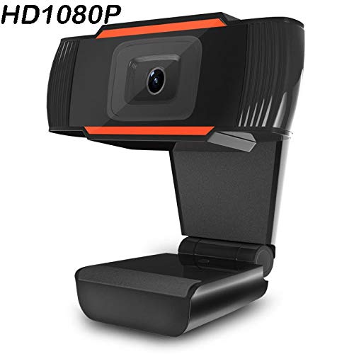 DishyKooker HD Webcam USB Camera Rotatable Video Recording Web Camera with Microphone for PC Compute