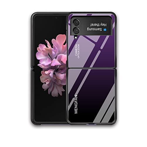 Coque Galaxy Z Flip 3 dégradé violet noir idéale pour sublimer vos soirées