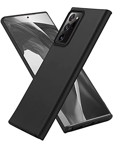 Image of Mobile Back Cover Case for Samsung Galaxy Note20 Ultra (6.9 inch) (Silicone Case|CameraProtection|Black SC1510)