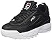 Fila Disruptor A kids Sneaker Unisex - Bambini, Nero (Black/Leopard), 39 EU