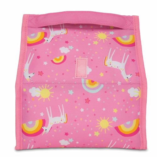 Image of PackIt Freezable Lunch Sack, Unicorn Print, Built with EcoFreeze Technology, Foldable, Reusable, Ideal for Lunches, School Lunches, and Fresh Meals On the Go
