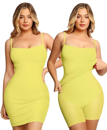 Image of Popilush Club Dresses for Women Built in Bra Dress Tummy Control Shapewear Mini Cocktail Dress Party Date Night Bodycon